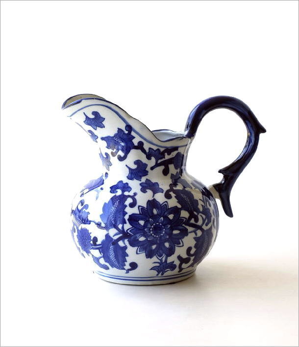 フラワーベース 花瓶 花びん 陶器 花器 おしゃれ シノワズリ モダン