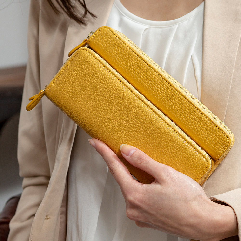 Chiocciola（キオッチョラ） 長財布 レディース 一目瞭然の三層独立