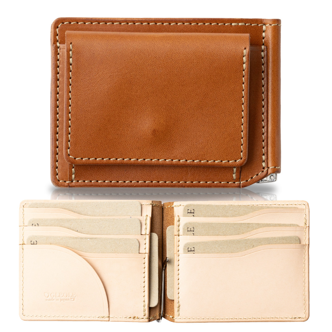 マネークリップ 小銭入れ付き 本革 メンズ 日本製 財布 レザー ギフト