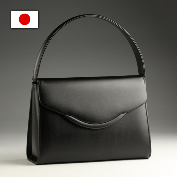 冠婚葬祭 フォーマルバッグ 黒 結婚式 葬儀用バッグ お葬式 本革