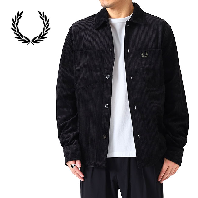 Fred Perry フレッドペリー 襟ボア コーデュロイ ボンバージャケット