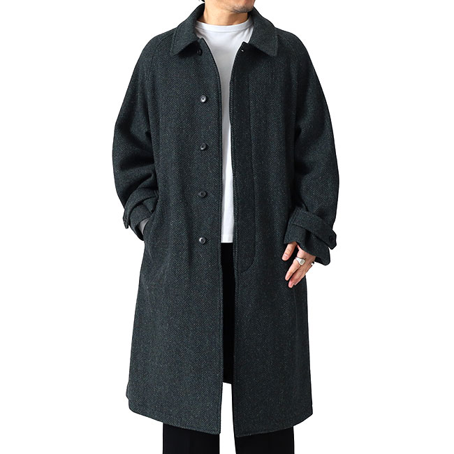 POLYPLOID ポリプロイド ウールステンカラーコート C-1-001-045 ロング