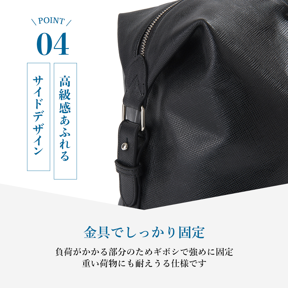 ゴールドメン（GOLDMEN） 本革 ボストンバッグ ショルダー 大きめ 軽い