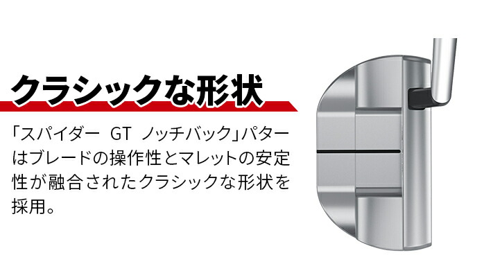 TaylorMade（テーラーメイド） ゴルフ パター Spider GT NOTCHBACK