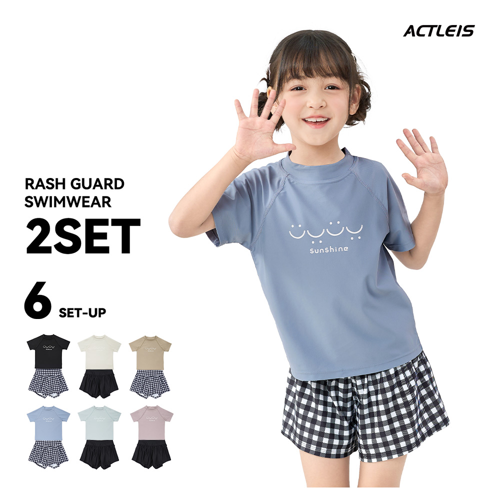 ACTLEIS（アクレイス） 水着 女の子 セパレート 女子 女児 キッズ