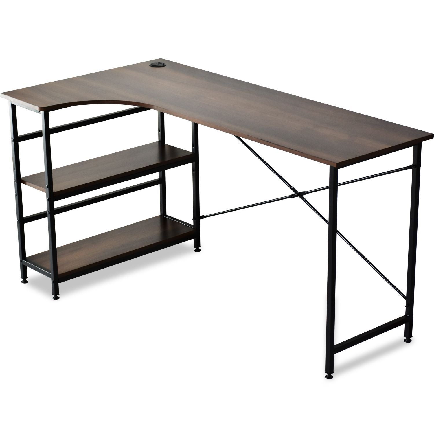 DORIS（ドリス） パソコンデスク ゲーミングデスク 収納 棚付き 学習机