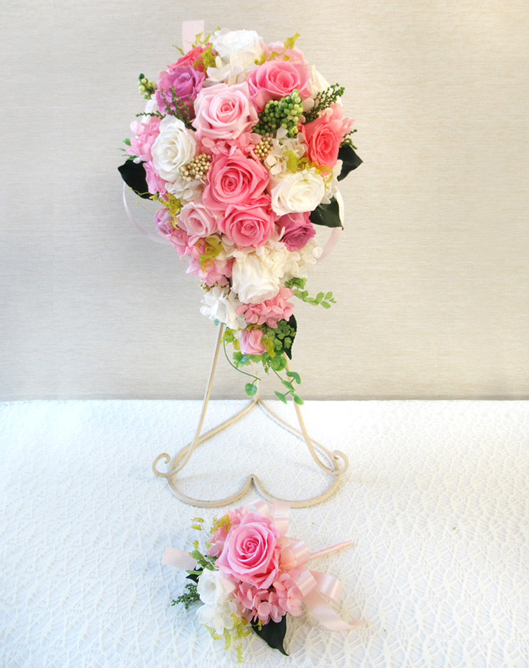 送料無料 一部地域を除く プリザーブドフラワー ウェディング