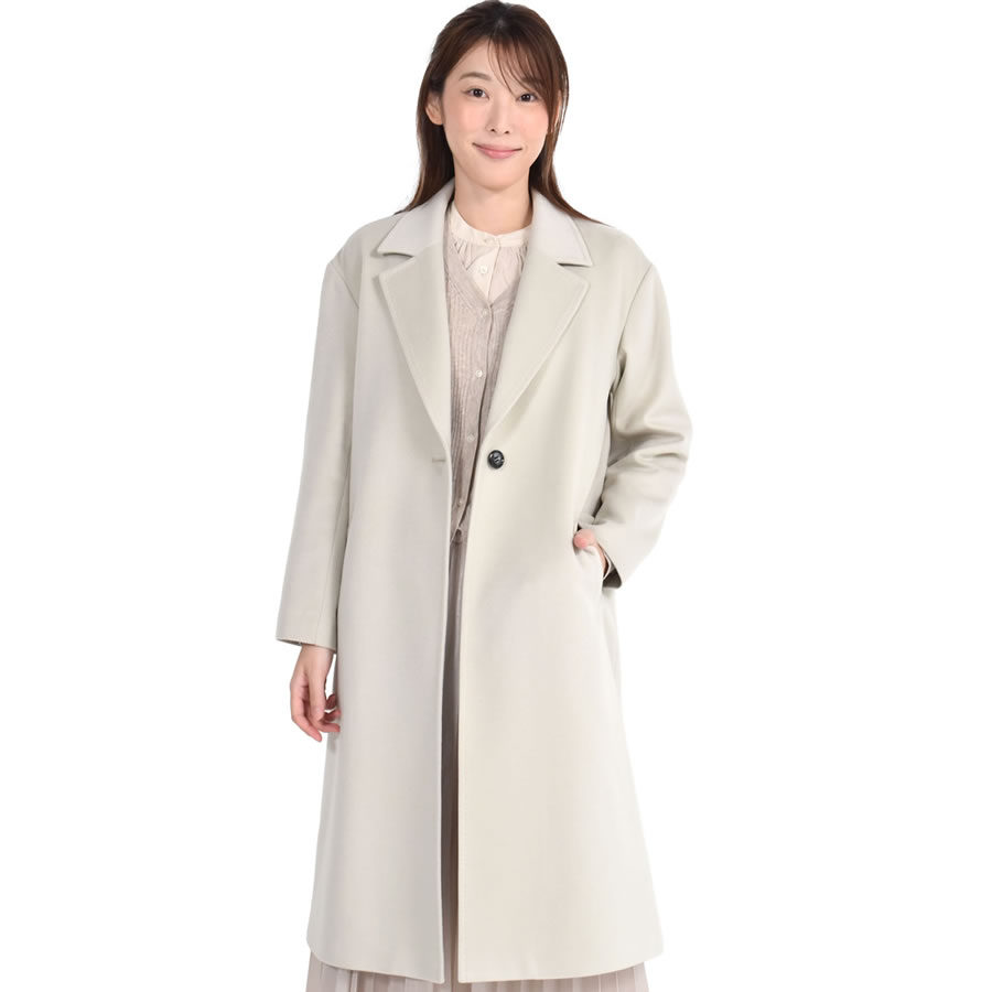 爆買 カシミヤ コート レディース カシミヤ100% ロングコート
