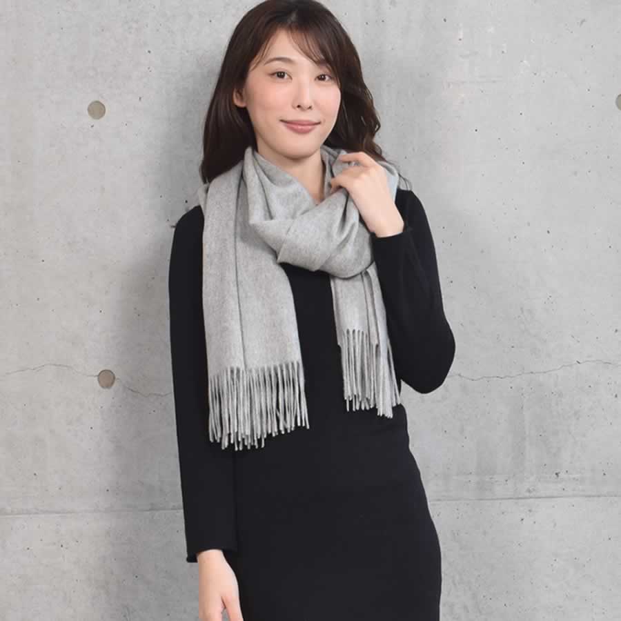Merfirge 爆買 ストール 大判 カシミヤ100% カシミア 無地ストール
