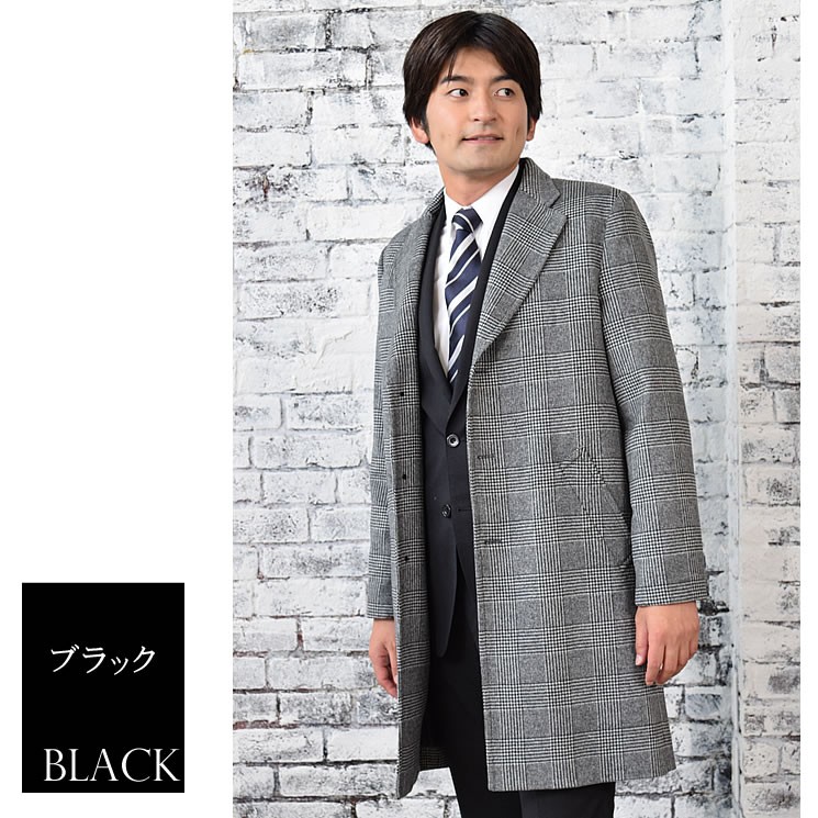 Merfirge 爆買 チェスター コートメンズ カシミヤ カシミア ウール混