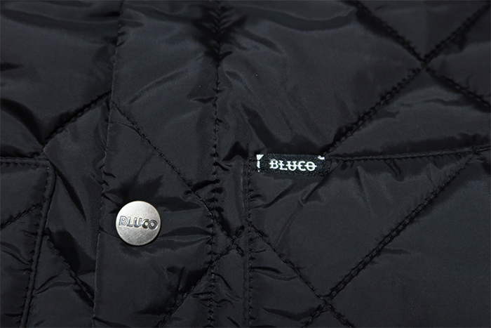 BLUCO（ブルコ） リブカラーベストプリマロフト キルティング 中綿 145