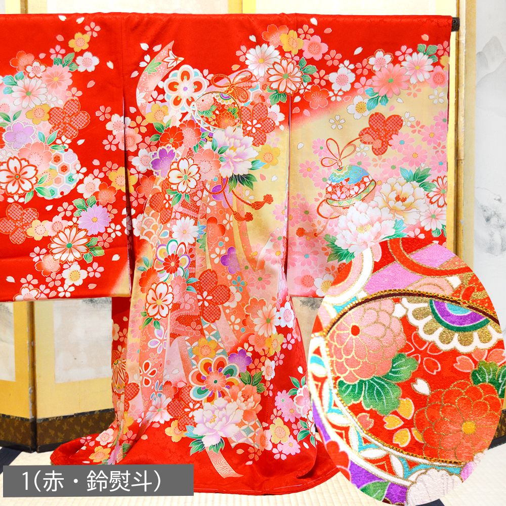 お宮参り 着物 女の子 正絹 産着 長襦袢付 販売 祝着 宮参り : 部坂