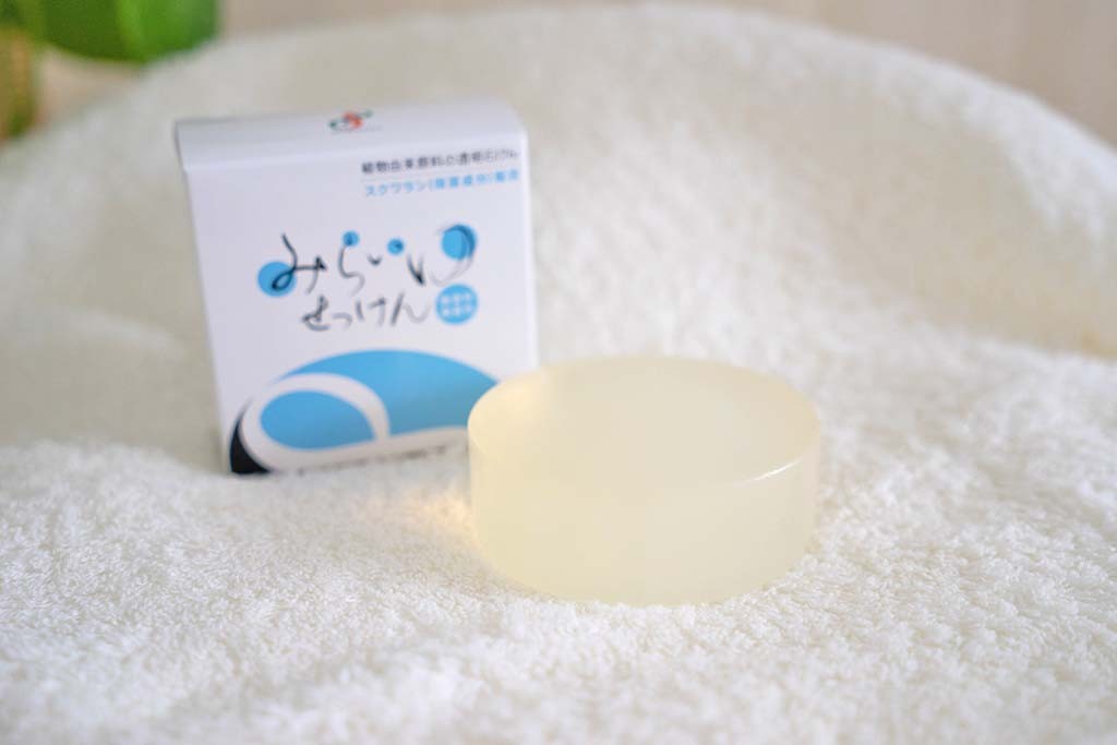 肌に優しい 固形石鹸 透明 洗顔 手洗い 無添加 オリーブオイル