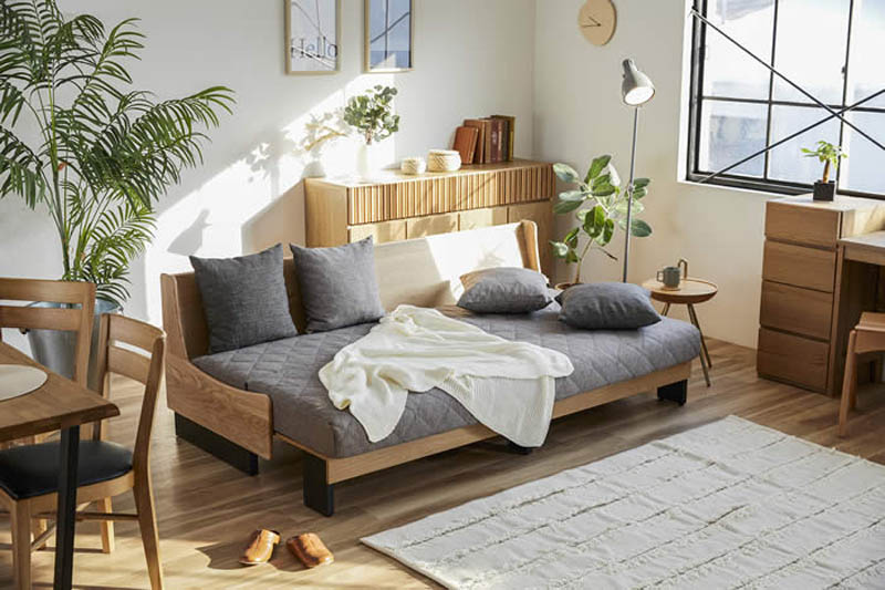 Meuble（モーブル） 【開梱設置組立無料】ソファベッド 幅200cm ごろ寝