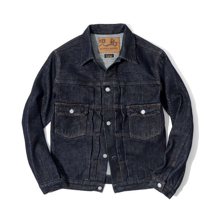 児島ジーンズ 公式通販 21oz デニム＆ヒッコリー ヘビージャケット 2nd