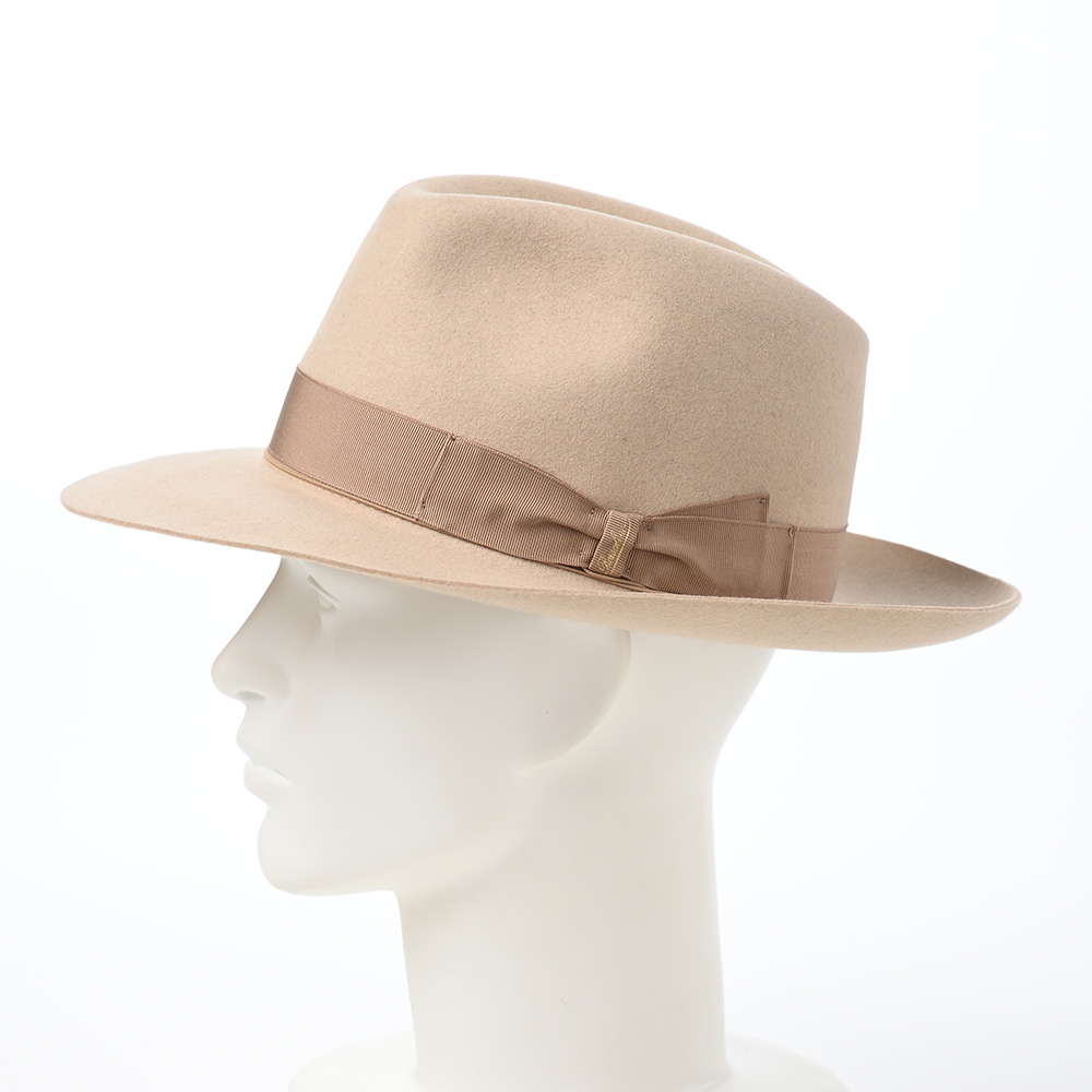 Borsalino（ボルサリーノ） 帽子 中折れハット フェルト帽 軽量 秋冬