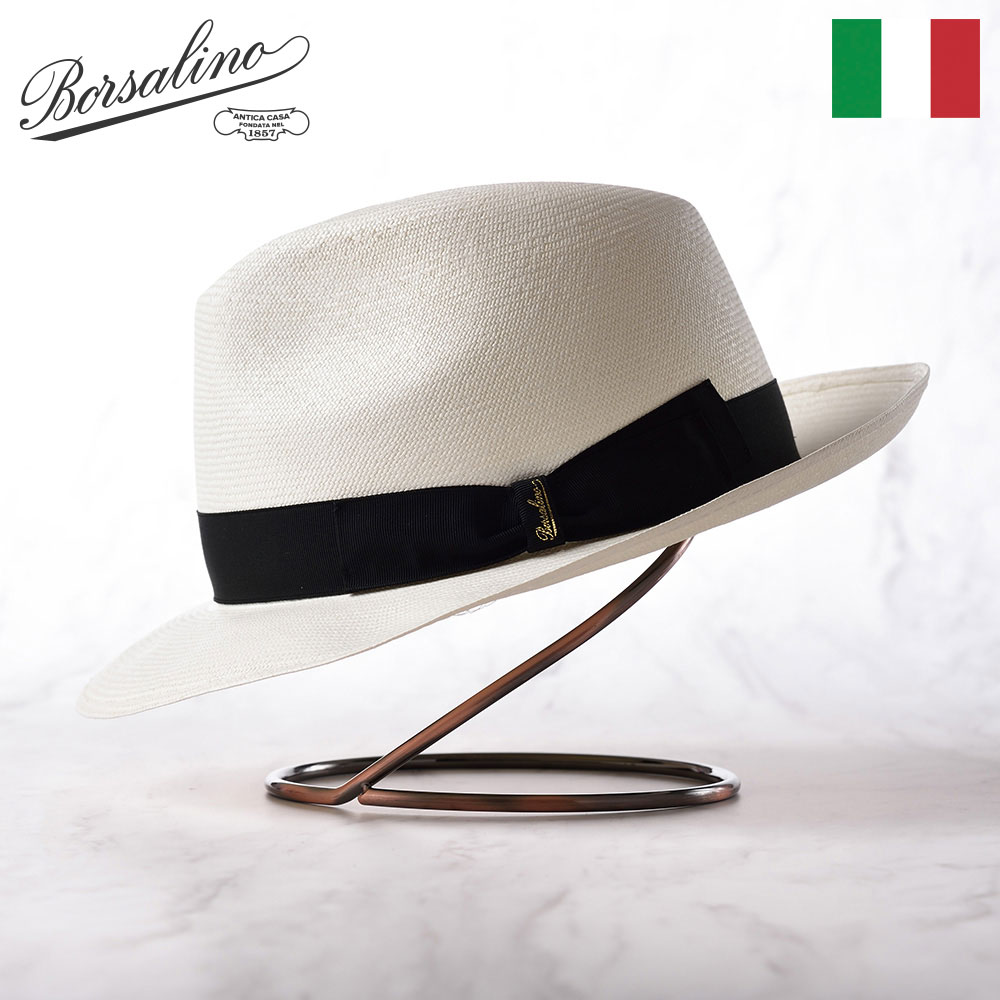 Borsalino（ボルサリーノ） パナマ帽 パナマハット 中折れハット 春夏