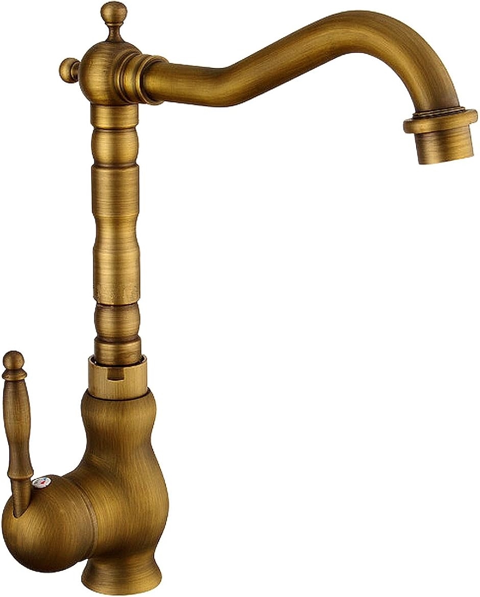 キッチン 洗面用 アンティーク 混合水栓 手洗いボウル 手洗い鉢 蛇口