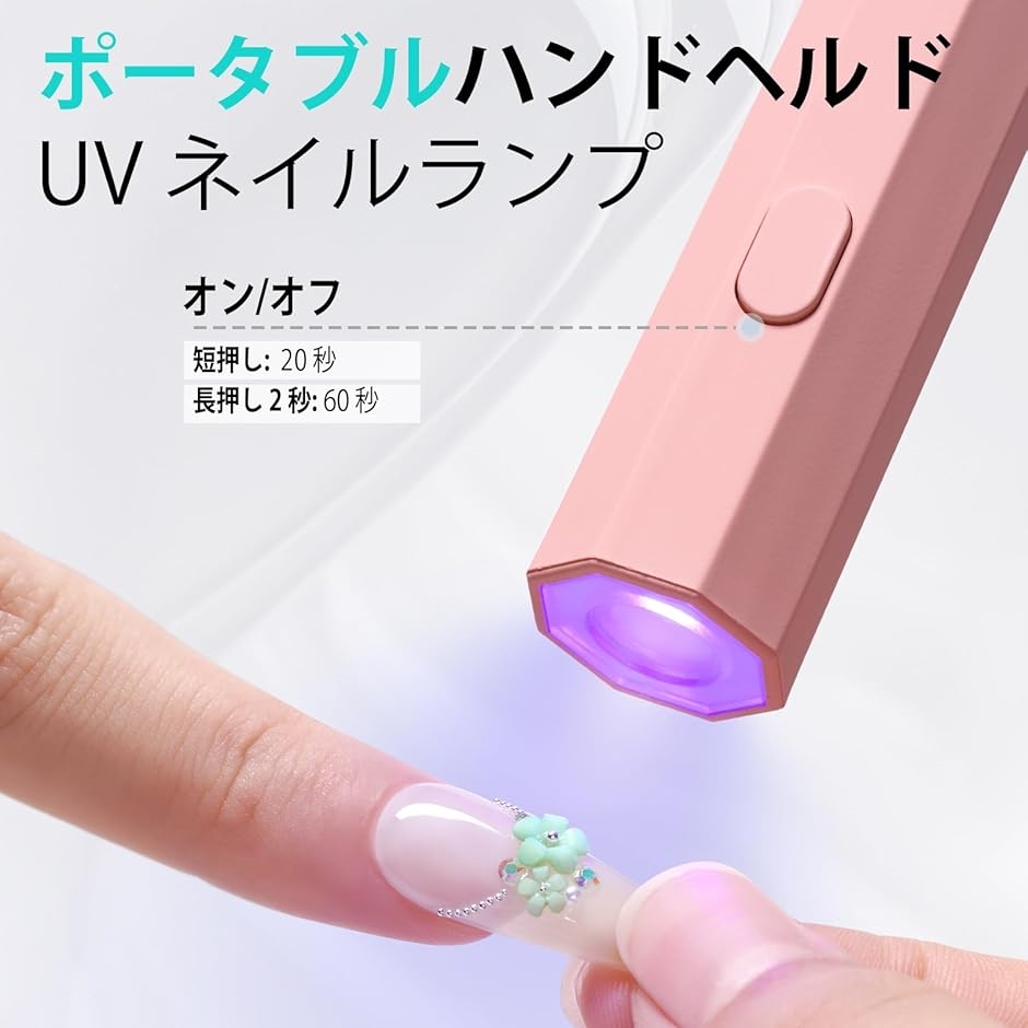 ネイルライト ペン型 UV LEDライト レジン用 ライトプロ用 ミニ硬化