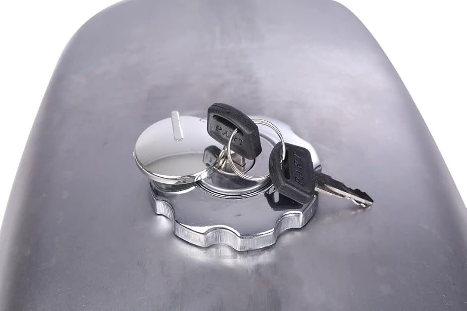 互換品】 ガソリンタンク 9L タンクキャップ フューエル コック キー