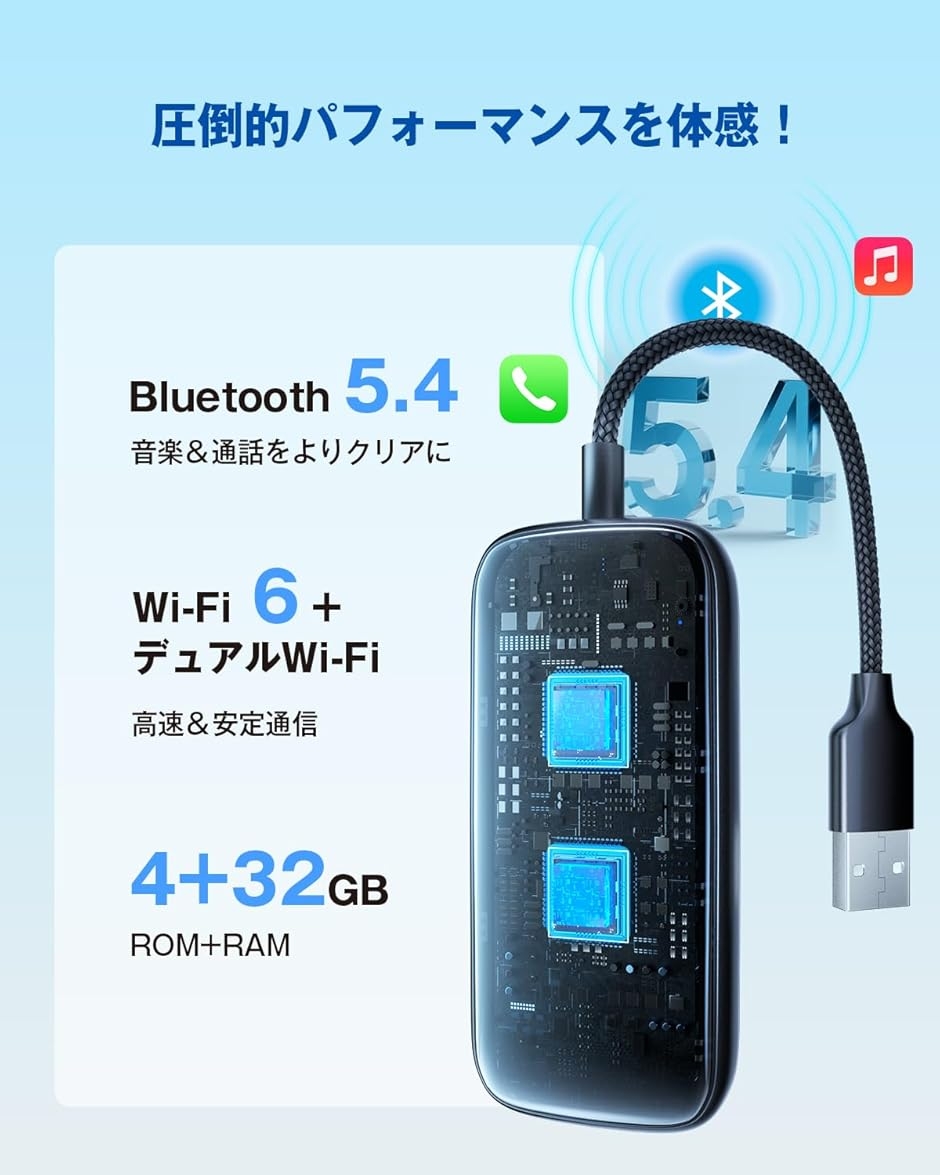 オットキャスト Play2Video Ultra Ottostar ワイヤレスCarPlay