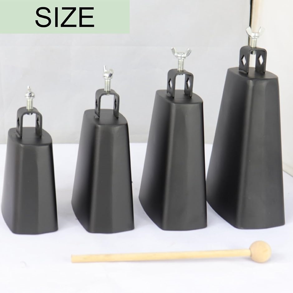 カウベル パーカッション 楽器 打楽器 簡単(4インチ) : スピード発送