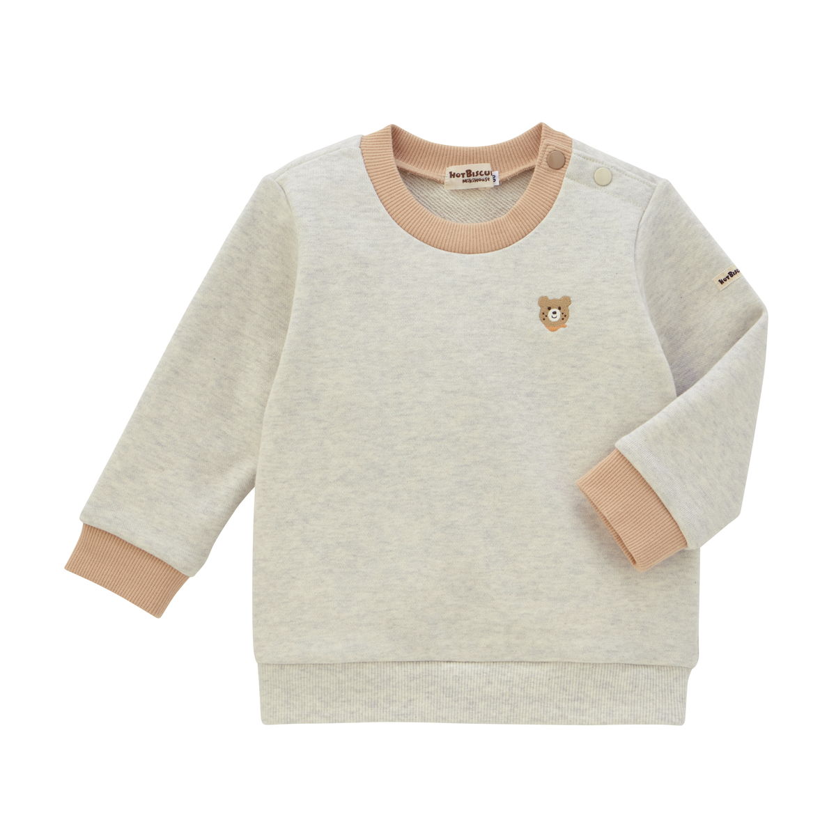 HOT BISCUITS ミキハウス 【Everyday Series】ワンポイント くすみ