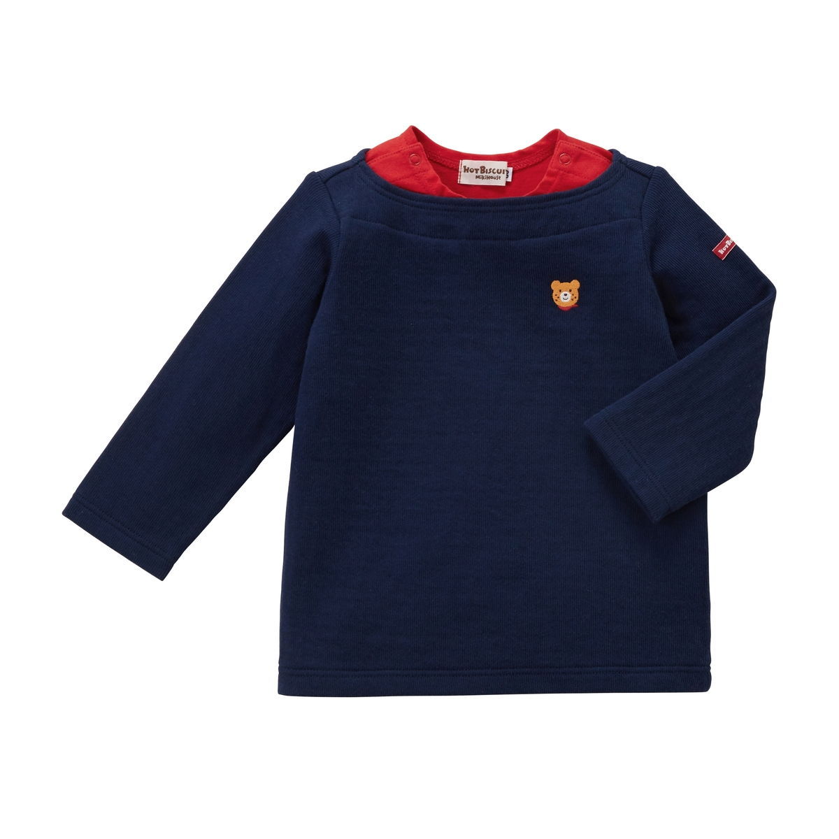 HOT BISCUITS ミキハウス Tシャツ アウトレット 赤 紺 グレー マルチ