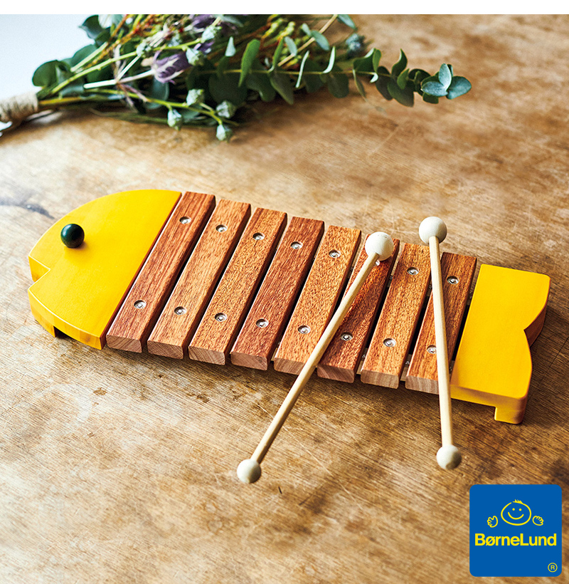 ボーネルンド（Bornelund） 木琴 おもちゃ おさかなシロフォン BZ8000