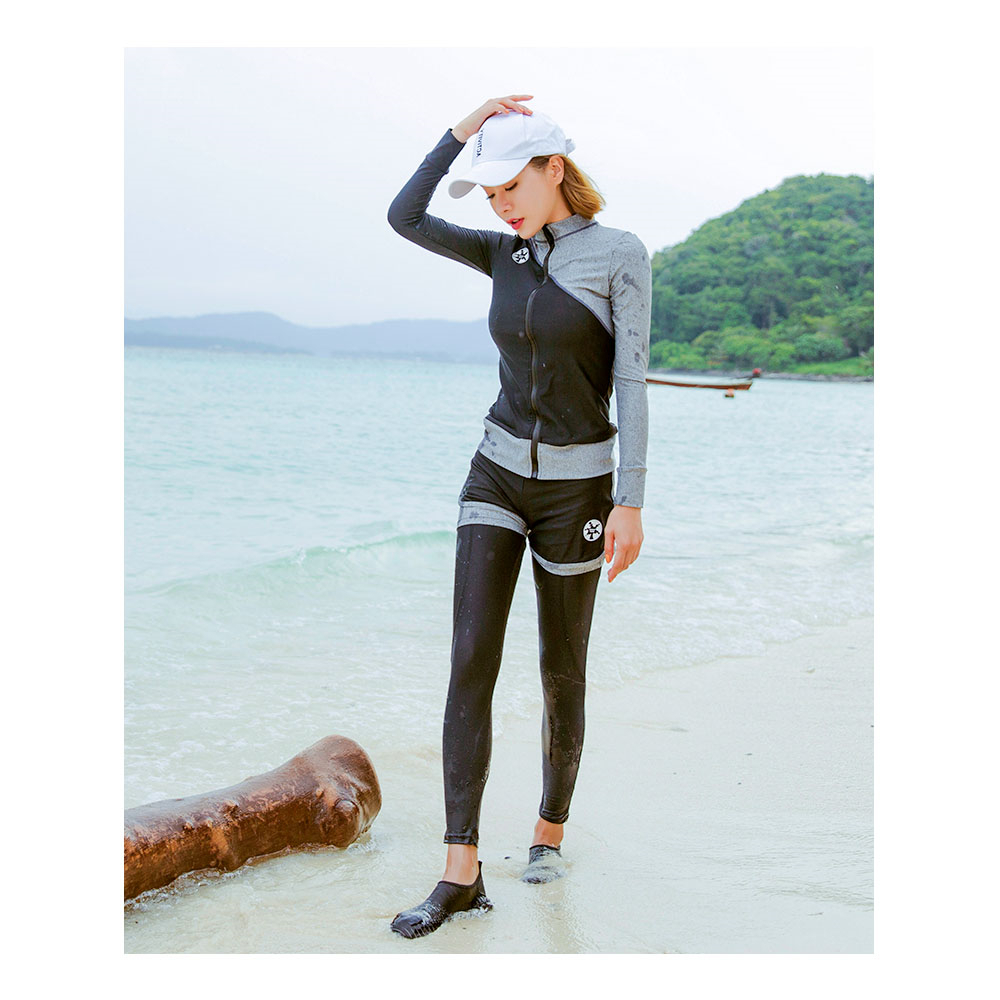 フィットネス水着 体型カバー 水着 レディース ビキニ ラッシュガード