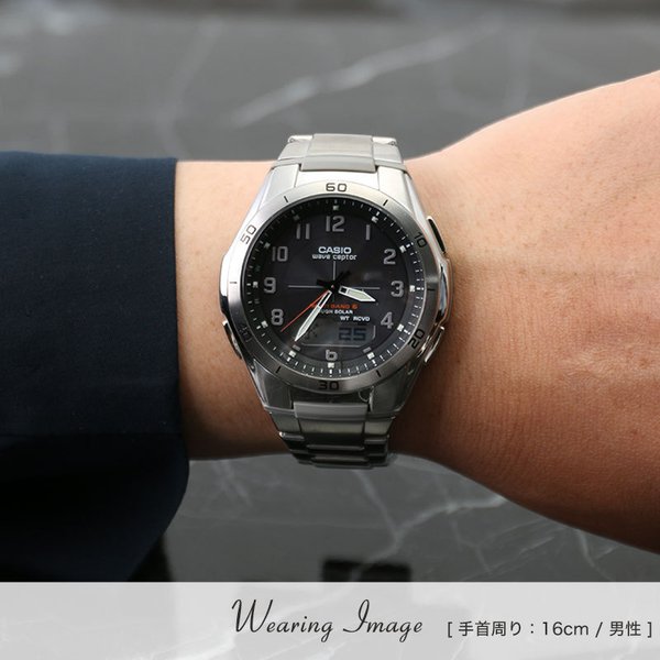 CASIO（カシオ） ソーラー 電波 時計 ウェーブセプター 腕時計 CASIO
