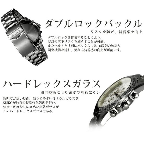 SEIKO（セイコー） 当店限定セット カスタム 時計 腕時計 クロノグラフ