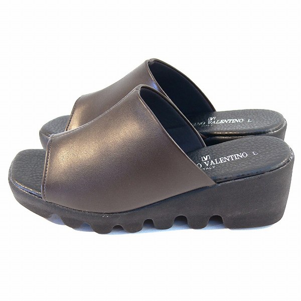 サンダル レディース 厚底 白 黒 ルチアノバレンチノ オフィスサンダル