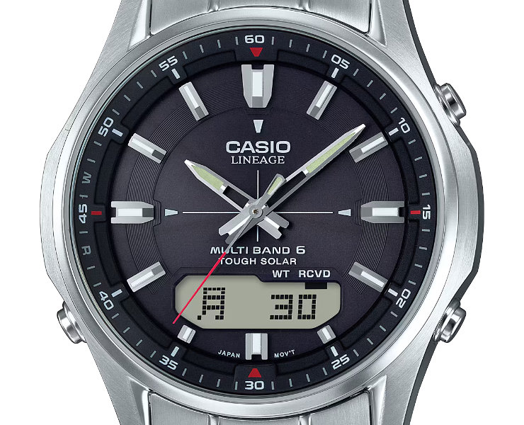 wave ceptor カシオ 電波 ソーラー リニエージ LCW-M100DE-1AJF CASIO