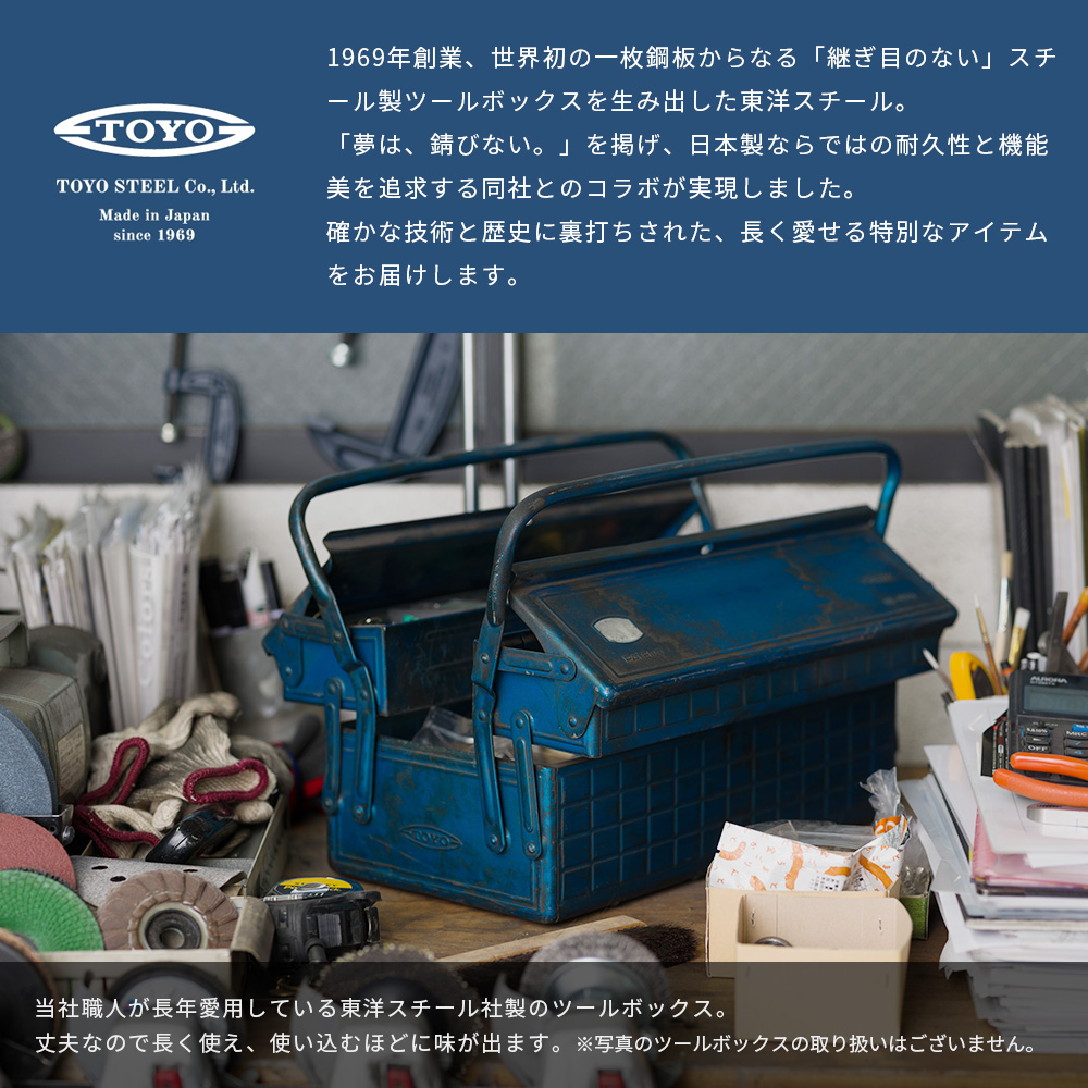 東洋スチール（TOYO STEEL） 工具箱 ツールボックス スチール 両開き