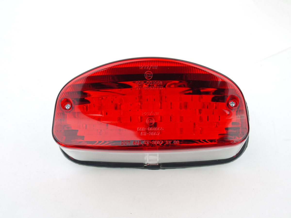 CBR1100XX用 96-98 LEDテールランプ レッドレンズ Eマーク付きポン付け