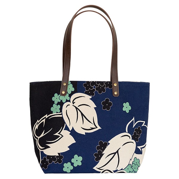 中トートバッグ つたかずら 蔦葛 紺 紅紫 トートバッグ レディース