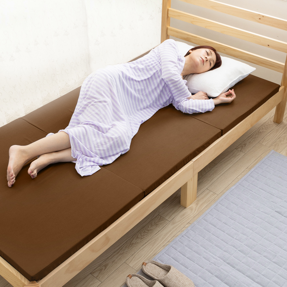 マットレス シングル 三つ折り 厚さ4cm ハード かため 超かため 110N