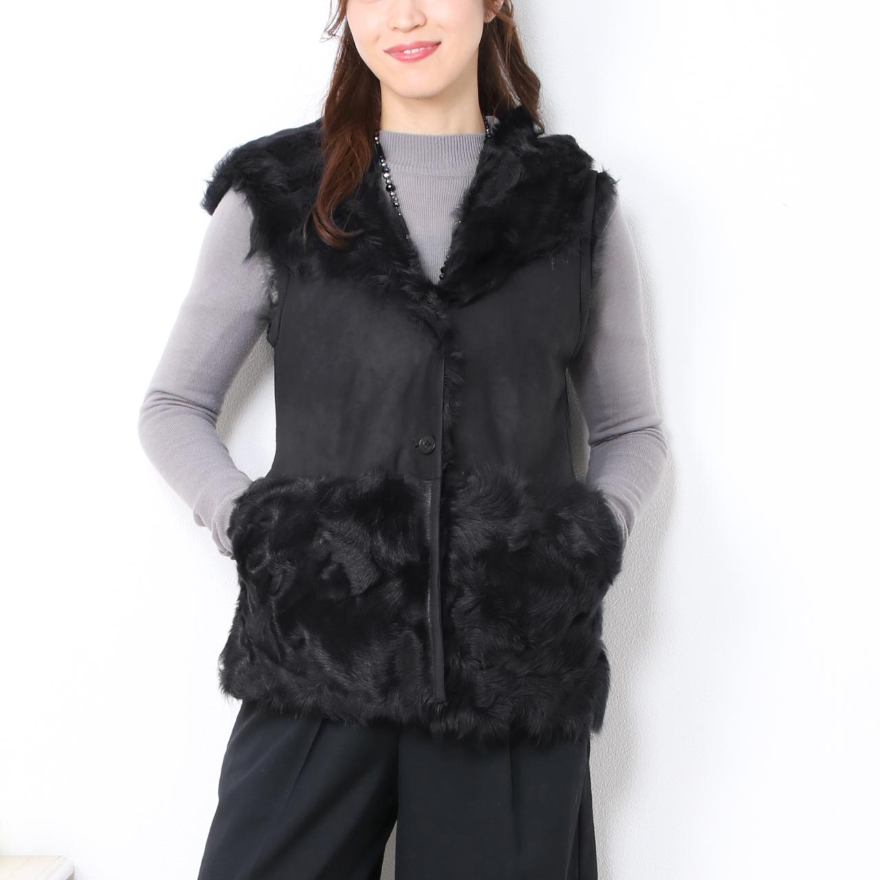 sankyo shokai（三京商会） ＜爆買＞カルガンラム ファー レザー