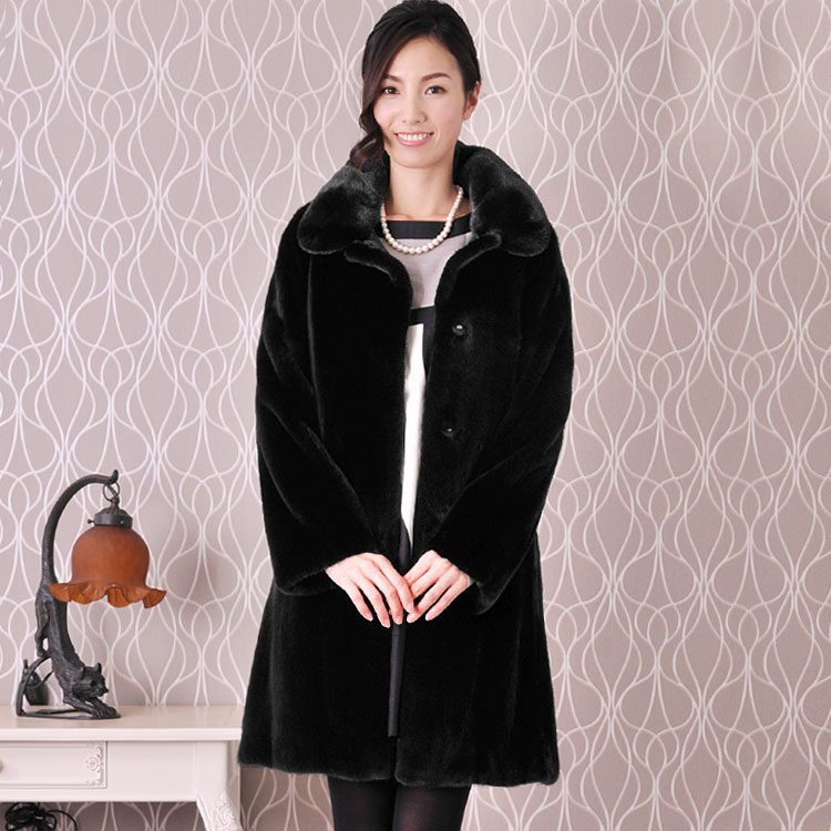 sankyo shokai（三京商会） ＜爆買＞毛皮/ロングコート/ブラックグラマ