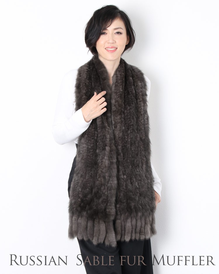 sankyo shokai（三京商会） ＜爆買＞ロシアンセーブル 編み込み