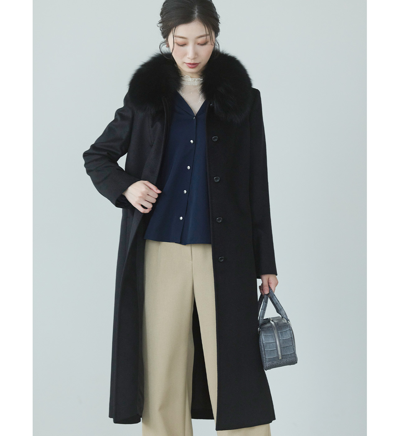 sankyo shokai（三京商会） ＜爆買＞[10%offクーポン]カシミヤ ロング