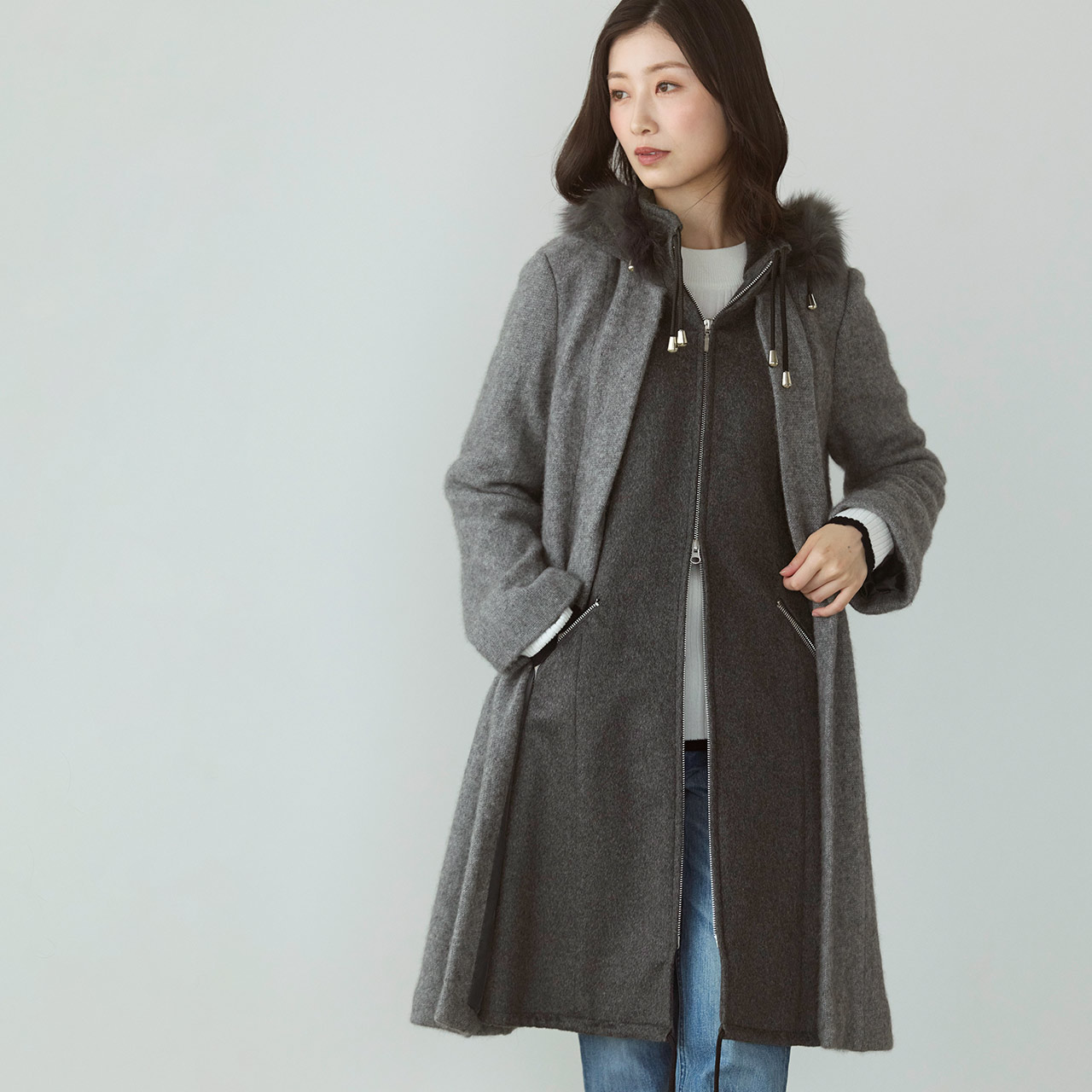 sankyo shokai（三京商会） [10%offクーポン]コート レディース フード