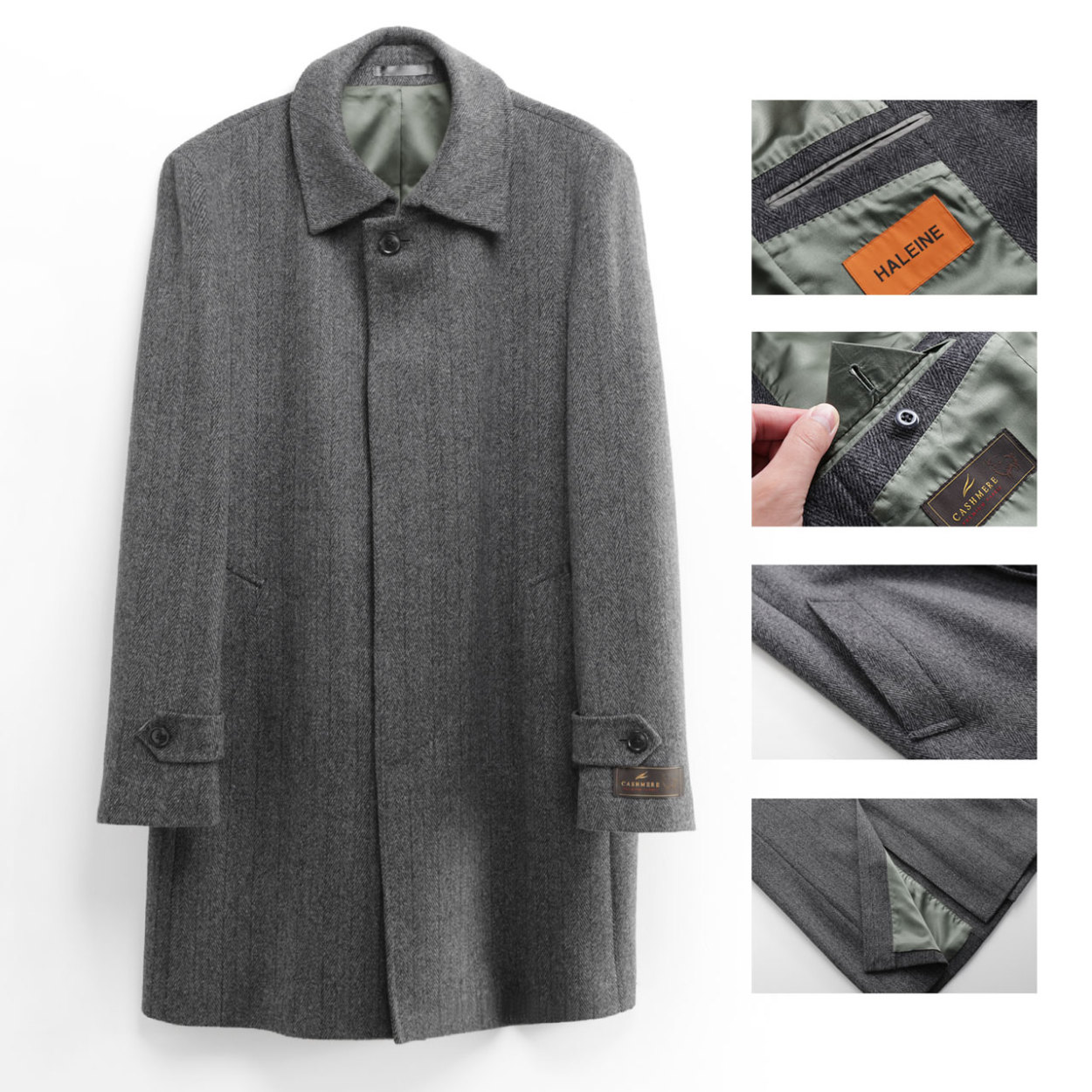 HALEINE（アレンヌ） ＜爆買＞[10%offクーポン]ステンカラーコート