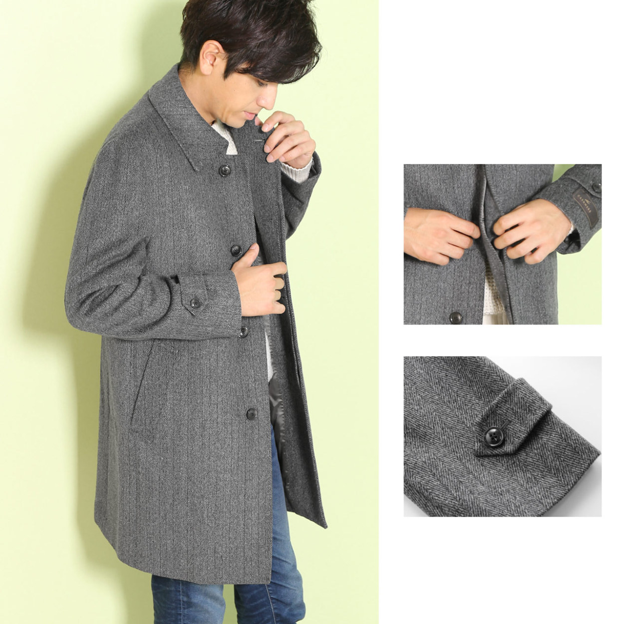 HALEINE（アレンヌ） ＜爆買＞[10%offクーポン]ステンカラーコート