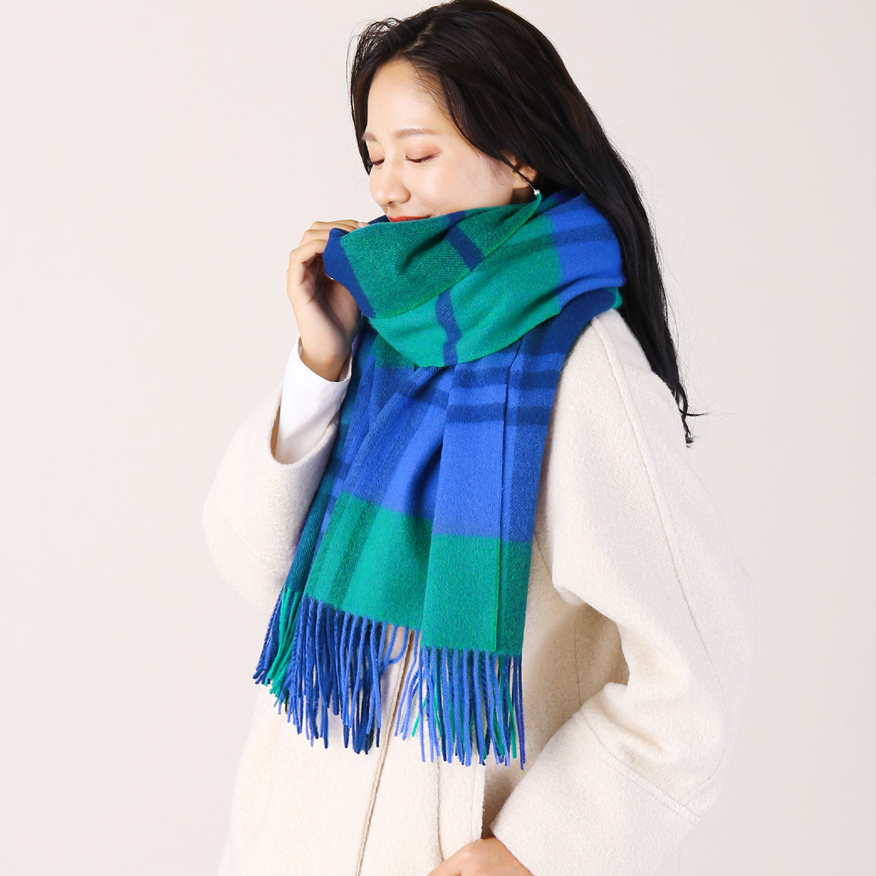 sankyo shokai（三京商会） ［期間限定価格］カシミヤ混 大判ストール