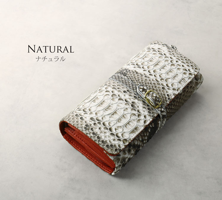 sankyo shokai（三京商会） ＜爆買＞ダイヤモンドパイソン 長財布 大