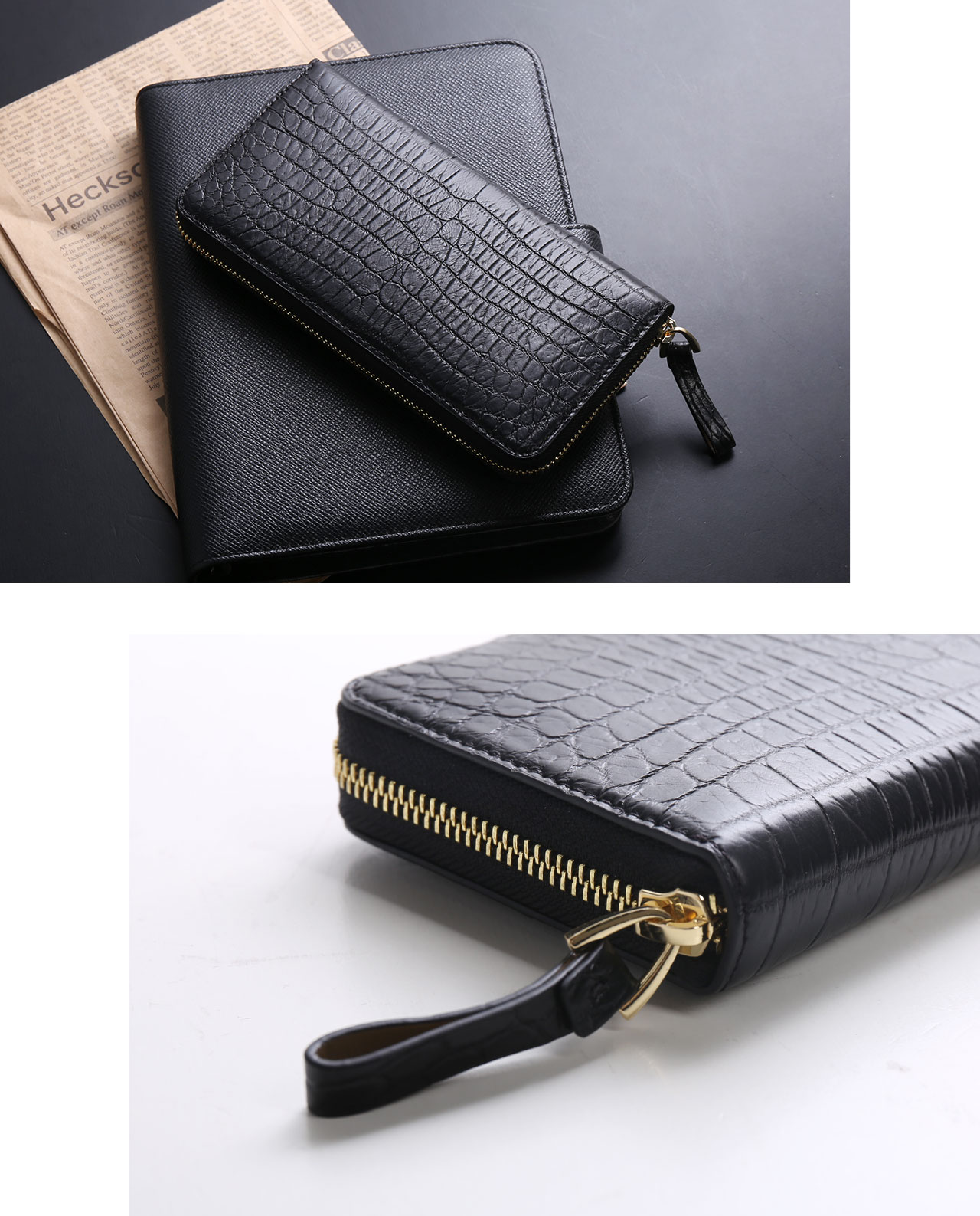 sankyo shokai（三京商会） ＜爆買＞クロコダイル 長財布 メンズ