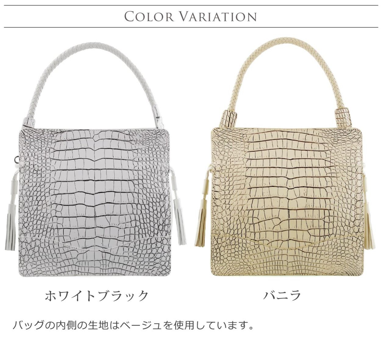 sankyo shokai（三京商会） ＜爆買＞目地染め クロコダイル ショルダー