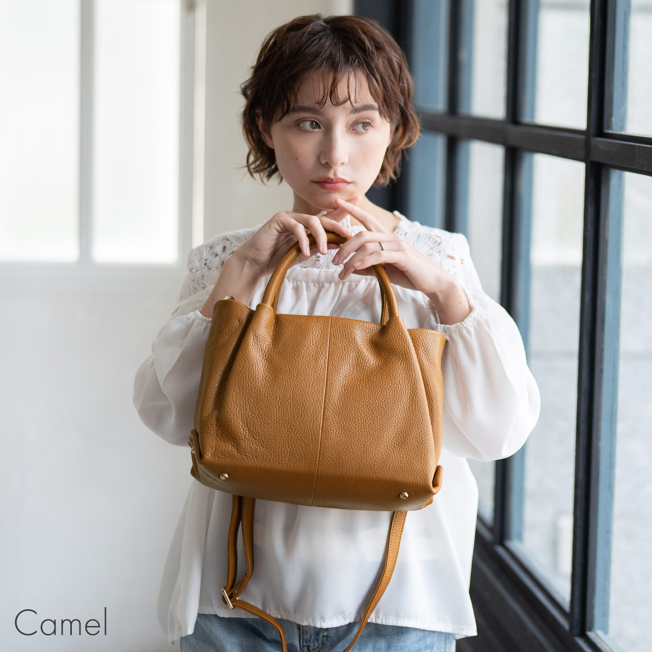 mieno（ミエノ） 本革 バッグ レディース mieno spira ブランド 牛革